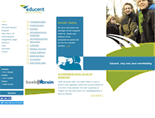 Tablet Screenshot of educent.nl